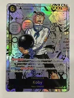 One Piece TCG OP15-EB04 Adventure On Kami’s Island - Koby EB04-044 SR Manga - Image 1