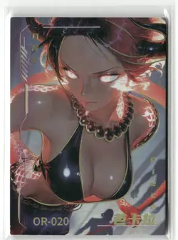 BOA HANCOCK OR OR-020 Holographic One Piece Collectible Anime Card - Image 1