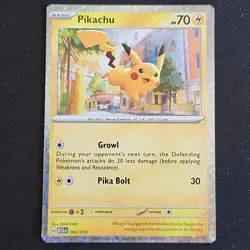 Pikachu 006/015 Holo McDonald’s 2023 Pokemon Card LP/NM - Free Shipping! - Image 1
