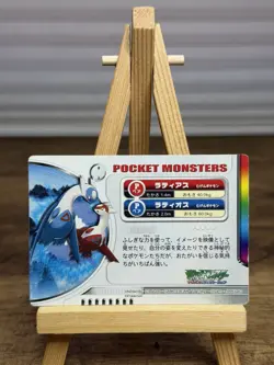 Latios & Latias 3D Lenticular Pokemon Zukan Card 2003 Nintendo Japanese Card - Image 2