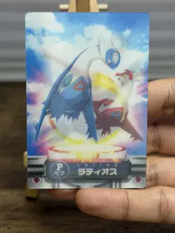 Latios & Latias 3D Lenticular Pokemon Zukan Card 2003 Nintendo Japanese Card - Image 3