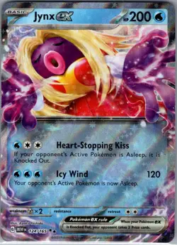 Jynx ex 124/165 SV: Scarlet & Violet 151 - Pokemon Card - NM - Image 1
