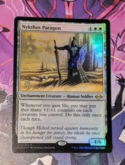 MTG *FOIL PRE RELEASE* Modern Horizons 2 Rare NYKTHOS PARAGON NM - Image 1