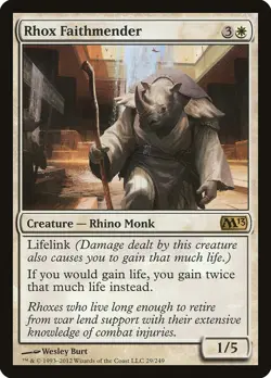 MTG - Rhox Faithmender [Magic 2013] - Image 1