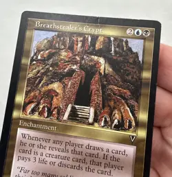 Breathstealer's Crypt x1 MTG Visions 1x Magic Fair Heavy Play - Image 2