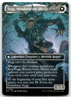 Sygg, Wanderwine Wisdom (Borderless) #288 (NM) Lorwyn Eclipsed ECL Magic MTG - Image 2