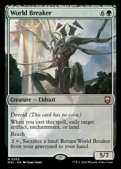 1 x World Breaker - Commander: Modern Horizons 3 - NM-Mint - MTG - Image 1
