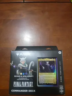 Magic SCIONS and SPELLCRAFT COMMANDER PRECON DECK FINAL FANTASY MTG New Sealed - Image 1