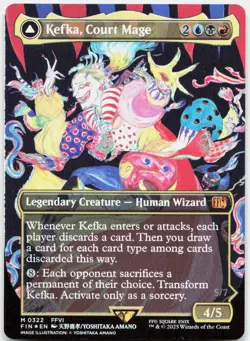 Kefka, Court Mage () (Borderless) *Foil* FIN 322 NM - Image 1