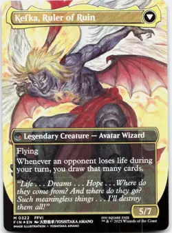 Kefka, Court Mage () (Borderless) *Foil* FIN 322 NM - Image 2