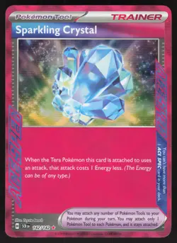 Sparkling Crystal 142/142 ACE SPEC Pokemon TCG Stellar Crown NM - Image 1