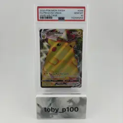 Pokemon Pikachu VMAX 044/185 SWSH FA Vivid Voltage TCG #044 2020 - PSA 10 - Image 1