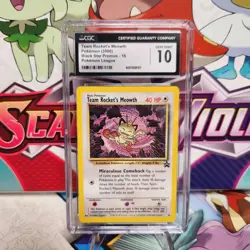 CGC 10 Team Rocket's Meowth 18 Black Star Promo 2000 - Pokemon TCG - SHIPS FAST - Image 1