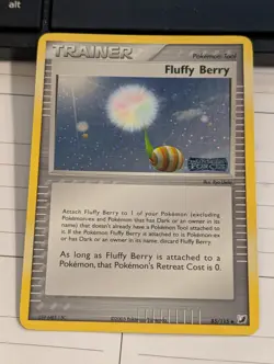 Pokemon TCG Fluffy Berry Unseen Forces 85/115 Reverse Holo Inverted Holo Error - Image 1