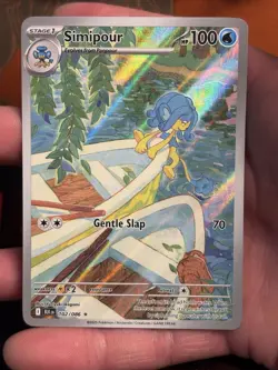 Simipour 102/086 Black Bolt Illustration Rare Pokemon TCG NM - Image 3