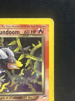 Pokemon Dark Houndoom 7/105 Neo Destiny Holo Rare Stage 1 2000 English - Image 4