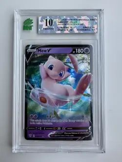 Pokemon TCG - Mew V 069/189 Darkness Ablaze MNT 10 - Image 1