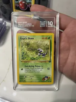 2000 Pokemon - 1st Edition Koga’s Ekans - Gym Challenge 77/132 PSA 9 Mint WOTC - Image 3