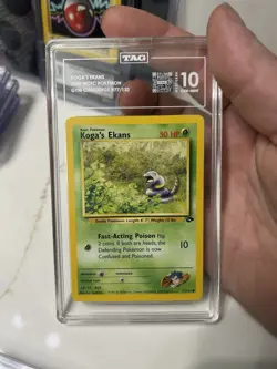 2000 Pokemon - 1st Edition Koga’s Ekans - Gym Challenge 77/132 PSA 9 Mint WOTC - Image 4
