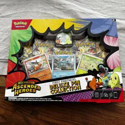 Pokemon TCG Ascended Heroes First Partners Deluxe Pin Collection - New - Image 1