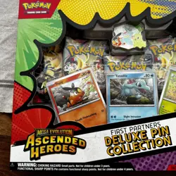 Pokemon TCG Ascended Heroes First Partners Deluxe Pin Collection - New - Image 2