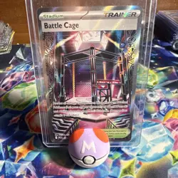 Pokemon TCG Battle Cage 116/094 Me02 Phantasmal Flames Holo UR EN - Image 1