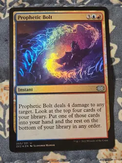 Prophetic Bolt FOIL - Double Masters 2022 MTG Magic - Image 1