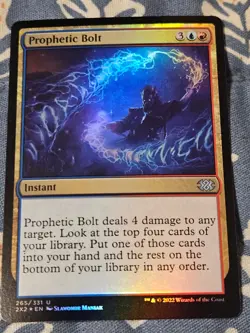 Prophetic Bolt FOIL - Double Masters 2022 MTG Magic - Image 2