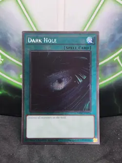 Yugioh Dark Hole NKRT-EN024 Platinum Rare NM - Image 1