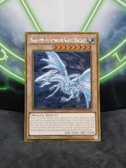 Yugioh Blue-Eyes Alternative White Dragon MVP1-ENG46 Gold Rare 1st Edition NM - Image 1