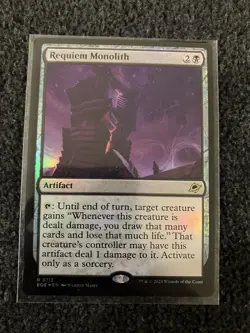 Magic The Gathering MTG - Requiem Monolith Foil - EOE - Image 1