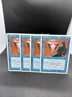 ***Unsummon X4***Fourth 4th Edition Magic the Gathering MTG - Image 1
