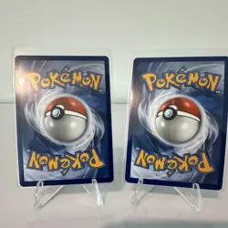 2 Card Lot Pokemon Mega Lucario EX & Mega Sharpedo EX Holo Mega Evolution NM - Image 2