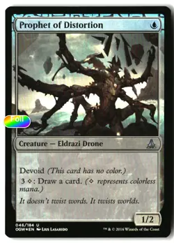 MTG Prophet of Distortion [OGW - 46] LP Foil 6-8 - Image 1