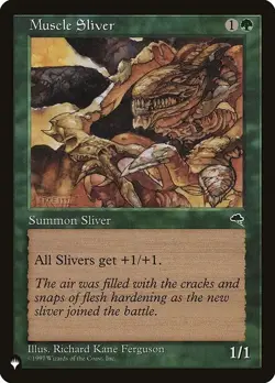 Muscle Sliver x1 1x Mystery Booster 2 NM MTG - Image 1