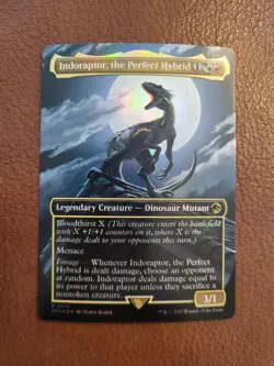 Indoraptor, the Perfect Hybrid *FOIL Borderless* [REX] Jurassic World Collection - Image 1