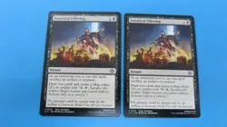 2x FANATICAL OFFERING LOST CAVERNS IXALAN MTG MAGIC THE GATHERING NM / UNPLAYED - Image 1