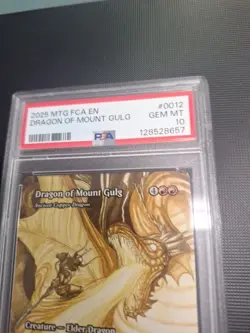 2025 MTG Final Fantasy FCA EN #0012 Dragon of Mount Gulg PSA 10 GEM MINT - Image 4