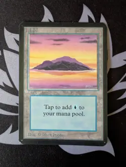 Island (A)(Purple) ~ Alpha [Near Mint][Magic MTG] - Image 1