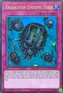 Yugioh! MP Eradicator Epidemic Virus - LCKC-EN048 - Ultra Rare - 1st Edition Mod - Image 1