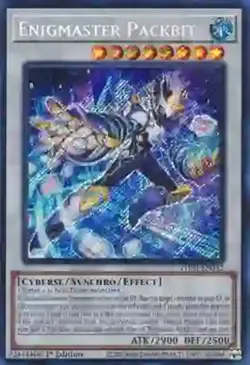 Yugioh! LP Enigmaster Packbit - PHNI-EN042 - Secret Rare - 1st Edition Lightly P - Image 1