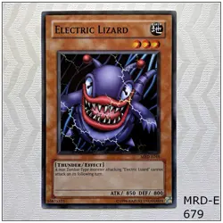 Electric Lizard - MRD-E048 - Common Unlimited Yugioh - Image 1