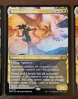 (3×) MTG -Drana and Linvala (Showcase) March of the Machine (1×)FOIL & (2×) Base - Image 3