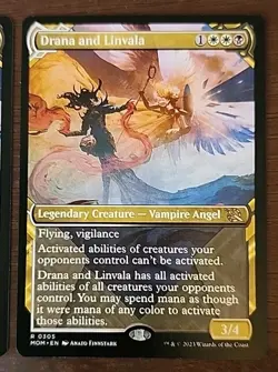 (3×) MTG -Drana and Linvala (Showcase) March of the Machine (1×)FOIL & (2×) Base - Image 4