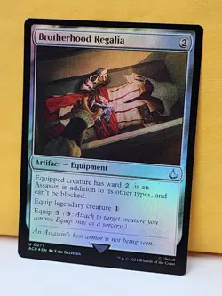 1x FOIL Brotherhood Regalia, NM, ACR, Magic: the Gathering, MtG - Image 2