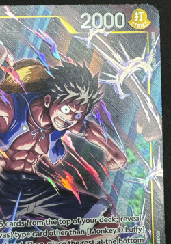 MONKEY D. LUFFY OP10-111 NM R PARALLEL ROYAL BLOOD ONE PIECE 2025 - Image 3