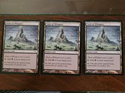 MTG: Vault of Whispers Mirrodin x3. Good condition, artifact land - Image 1