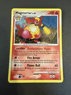 Magmortar Lv.54 6/147 Holo Rare 2009 English Pokemon TCG Card NM - Image 1