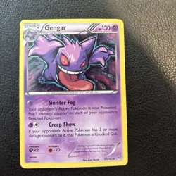 Pokemon Gengar Holo Rare Card 60/162 Cosmos Breakthrough - Image 1
