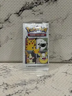 Pokemon 25th Anniversary General Mills Cereal 3-Card Booster TCG x1 New & Sealed - Image 1